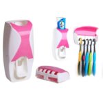 Automatic Toothpaste Dispenser Set with Wall-Mounted Toothbrush Holder | Touch-Free Bathroom Organizer - Image 4