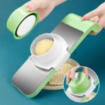 Multifunctional 5-Blade Vegetable Cutter & Grater | Stainless Steel Kitchen Tool - Image 3