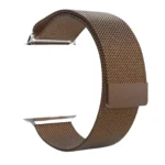 Coffee Color | Apple Watch Milanese Magnetic Loop Strap | Stainless Steel Band  | 42mm / 44mm / 45mm - Image 4