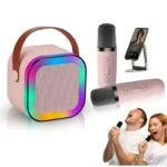 Karaoke Portable Wireless Bluetooth Speaker with Microphone Sound System for Singing and Parties (Random Color) - Image 4