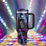 Black Stylish Stanley Barbie Tumbler H2.0 Tumbler 1.18L Limited Edition Double Wall Vacuum Insulated - Image 5