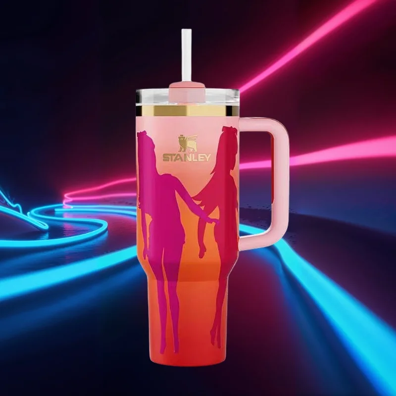 4_1759258741.webp Pink Barbie Stanlay Tumbler | H2.0 Tumbler 1.18L Limited Edition Double Wall Vacuum Insulated - Image 1