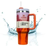 Orange Barbie Stanlay Tumbler | H2.0 Tumbler 1.18L Limited Edition Double Wall Vacuum Insulated - Image 2