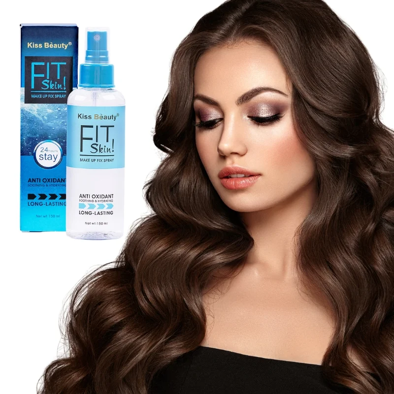 4_1763719922.webp Kiss Beauty Makeup Fixer 150ml | Hydrating Anti-Oxidant 24H Makeup Setting Spray - Image 1