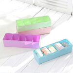 5-Grid Multipurpose Divider Storage Box | Cosmetic, Jewelry & Kitchen Organizer | Random Colors - Image 2