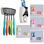 Automatic Toothpaste Dispenser Set with Wall-Mounted Toothbrush Holder | Touch-Free Bathroom Organizer - Image 3