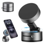 Magnetic Wireless Phone Holder with Foldable Suction Grip for Secure Mounting - Image 5