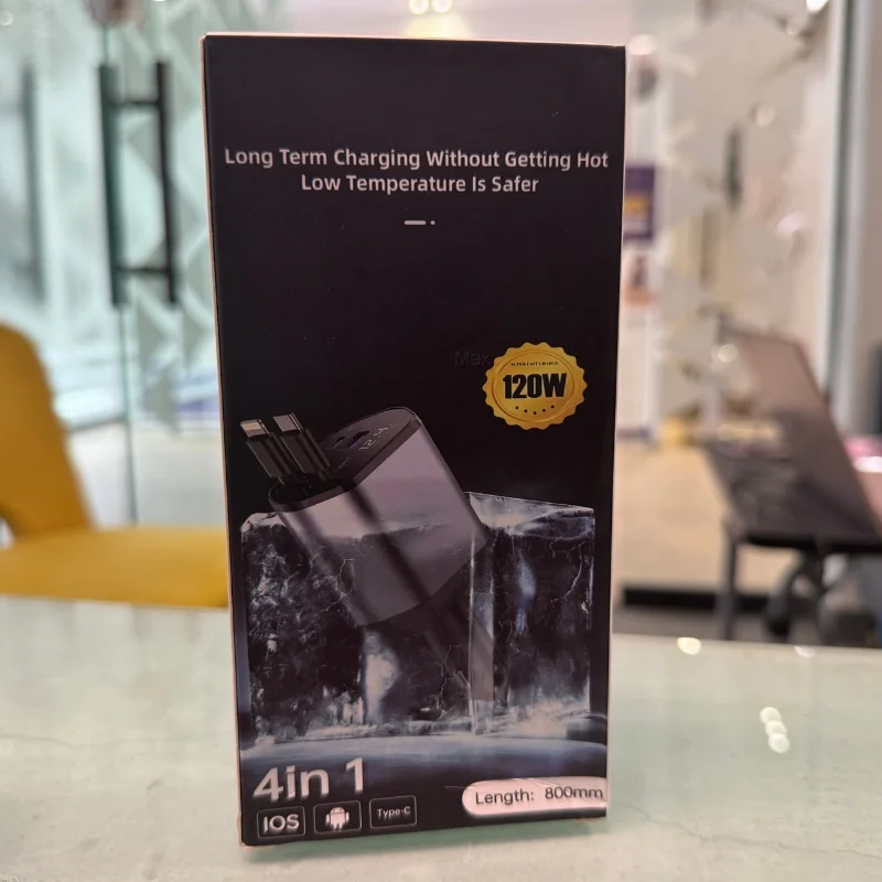 5_1756206424.webp 4-in-1 Retractable Car Charger | Dual USB & USB-C PD Fast Charging, 100W - Image 1