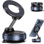 Foldable Magnetic Car Phone Holder | 360° Rotating Suction Mount, Universal - Image 2