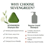 Nature Triangle Shampoo Bar | Plant-Based Herbal Hair Growth Soap | Calming, Strengthening & Eco-Friendly - Image 5