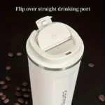 Smart Temperature Coffee Mug | 17oz Insulated Stainless Steel Travel Mug with Leakproof Lid