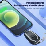 Mini Keychain Power Bank | Ultra-Compact 1500mAh | Emergency Charger for Phones & Gadgets - Image 3