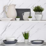 White & Grey | Marble Sheet Sticker 60x200cm | Waterproof Self-Adhesive PVC Wallpaper for Furniture Walls - Image 7