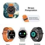 TF7 Ultra Smart Watch | Metal Body, AMOLED Display, Bluetooth Calling, Fitness & Health Tracker - Image 2