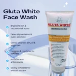Gluta White Skin Whitening Face Wash | 7-in-1 Brightening & Anti-Aging Formula - Image 2
