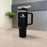 Black Stanley 40 Oz Stainless Steel Tumbler | Leak-Proof Vacuum Insulated Travel Mug | Hot & Cold - Image 3
