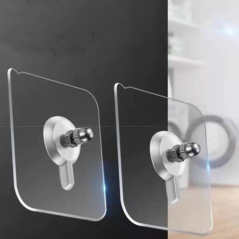 8_1726837460.jpg 4 PCs Punch-Free Screw Hanger | Non-Marking Wall Hook Stickers | Heavy-Duty Picture & Decor Holder - Image 1