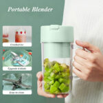 Crusher Juicer 2-in-1 Mini Portable Blender | USB Rechargeable | 6-Blade High-Speed Juicer | Random Color - Image 5