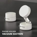 Magnetic Wireless Phone Holder with Foldable Suction Grip for Secure Mounting - Image 2