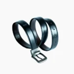 Black &  Brown Imported Reversible Belt | Double-Sided Matt Finish Strap with Elegant Metal Buckle - Image 2