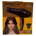 Remington Hair Dryer R-6010 Professional Ionic Dryer with 3 Speed Settings and DC Strong Motor - Image 4