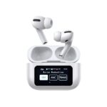 White A9 Pro ANC Bluetooth 5.4 Wireless Earbuds with Smart Screen and Active Noise Cancellation - Image 2
