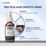 FEG Plus Hair Growth Spray 50ml | Anti-Hair Loss & Regrowth Solution - Image 6