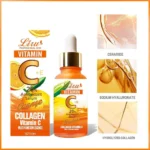 Liru Collagen Vitamin C Serum Orange 30ml Brightening Anti-Aging Face Serum for Glowing Skin - Image 3