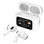 White A9 Pro ANC Bluetooth 5.4 Wireless Earbuds with Smart Screen and Active Noise Cancellation - Image 4