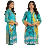 Swiss Lawn 1-Piece Shirt for Women | Trending All-Over Print | Unstitched