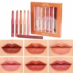 Hengfang Matte Dream Lipstick Set – 6-Piece Long-Lasting Nude Shades | Waterproof, Smooth Finish - Image 4