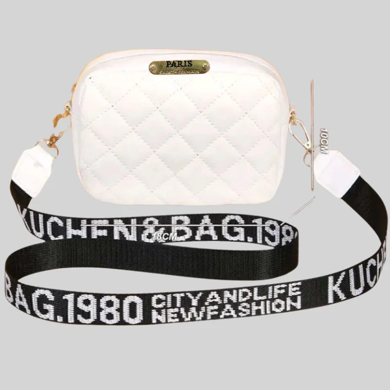 ProductImage-2025-11-24T170554.127_1763986289.webp White Leather Handbag for Girls & Women | Stylish Shoulder & Crossbody Bag | Daily Use & Gift - Image 1