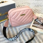 Pink Leather Handbag for Girls & Women | Stylish Shoulder & Crossbody Bag | Daily Use & Gift - Image 5