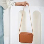 Brown  Leather Handbag for Girls & Women | Stylish Shoulder & Crossbody Bag | Daily Use & Gift - Image 2