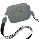 Gray Leather Handbag for Girls & Women | Stylish Shoulder & Crossbody Bag | Daily Use & Gift