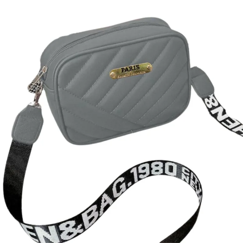 ProductImage-2025-11-26T184653.583_1764165090.webp Gray Leather Handbag for Girls & Women | Stylish Shoulder & Crossbody Bag | Daily Use & Gift - Image 1