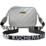 Gray Leather Handbag for Girls & Women | Stylish Shoulder & Crossbody Bag | Daily Use & Gift - Image 2