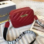 Maroon Leather Handbag for Girls & Women | Stylish Shoulder & Crossbody Bag | Daily Use & Gift - Image 2