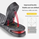 4 Layer Height Increase Insoles – Adjustable 3 cm to 9 cm | Soft, Comfortable & Shock-Absorbing | Elevator Shoe Inserts for Men & Women - Image 7