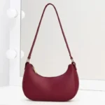 Maroon  Luxury Fashion Hand Bag for Girls & Ladies | Stylish Shoulder & Crossbody Bag | Long Strap - Image 3