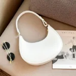 White Luxury Fashion Hand Bag for Girls & Ladies | Stylish Shoulder & Crossbody Bag | Long Strap - Image 3