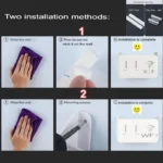 White  WiFi Router Storage Box & Wall Mount Shelf  Universal Cable Organizer | Space-Saving Holder for Modem, Set-Top Box & Smart Devices | Home & Office Use - Image 3