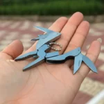 Stainless Steel Outdoor Portable Multitool Plier Knife | Mini Keychain Multi Tool with Screwdriver & Pouch | Camping, Hiking & Everyday Use - Image 2