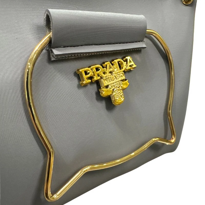 ProductImage-2026-01-09T103618.1701_1767937276.webp Gray Elegant Cat Handle Handbag for Girls & Ladies | Stylish Shoulder & Crossbody Bag with Gold Accents | Adjustable Strap - Image 1