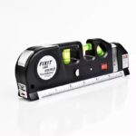 Laser Level Pro3 Multipurpose Tool | Vertical, Cross Line & Measuring Tape with Rulers - Image 2
