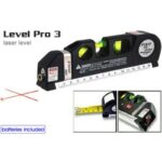 Laser Level Pro3 Multipurpose Tool | Vertical, Cross Line & Measuring Tape with Rulers - Image 6