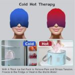 Headache Relief Gel Cap Hot Cold Therapy | Migraine, Tension & Puffy Eyes Relief - Image 2