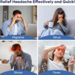 Headache Relief Gel Cap Hot Cold Therapy | Migraine, Tension & Puffy Eyes Relief - Image 4