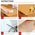 Anti-Slip Fridge & Shelf Mat | Waterproof Washable Liner for Kitchen Drawers Cabinets | White - Image 3