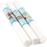 Anti-Slip Fridge & Shelf Mat | Waterproof Washable Liner for Kitchen Drawers Cabinets | White